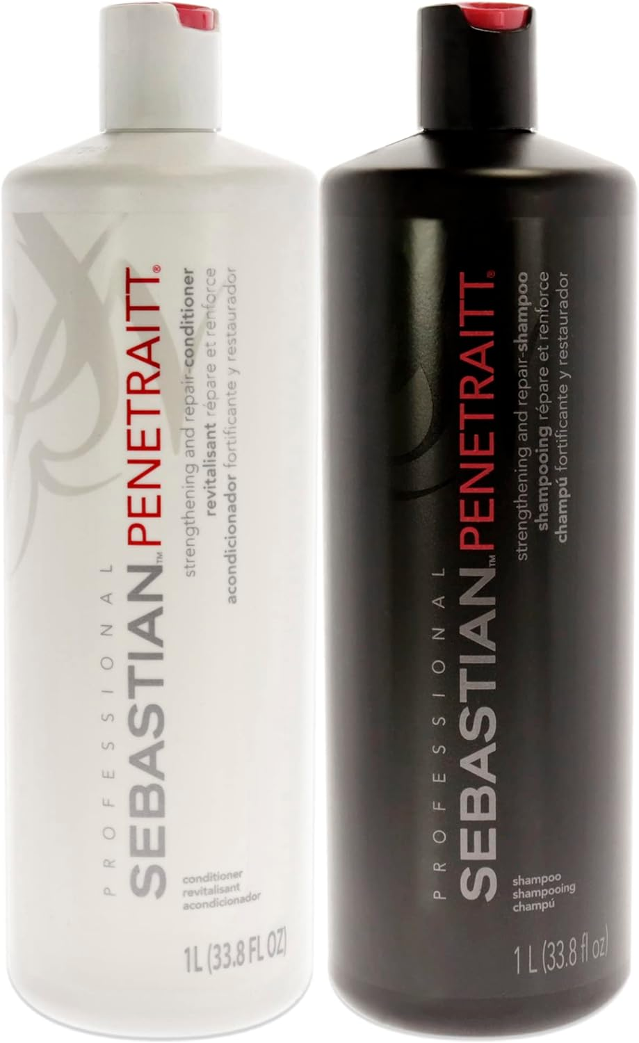 Sebastian Penetraitt Strength and Repair Duo for Unisex 2 Pc 33.8Oz Shampoo, 33.8Oz Conditioner image number 1