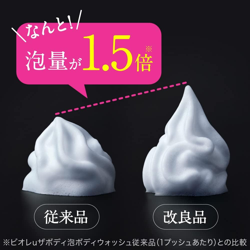 Bioreu the Body Foam Type Pump, 19.3 Fl Oz (540 Ml), High Lubricating Formula Fresh Cream Foam, Body Soap, Osmanthus Scent image number 4