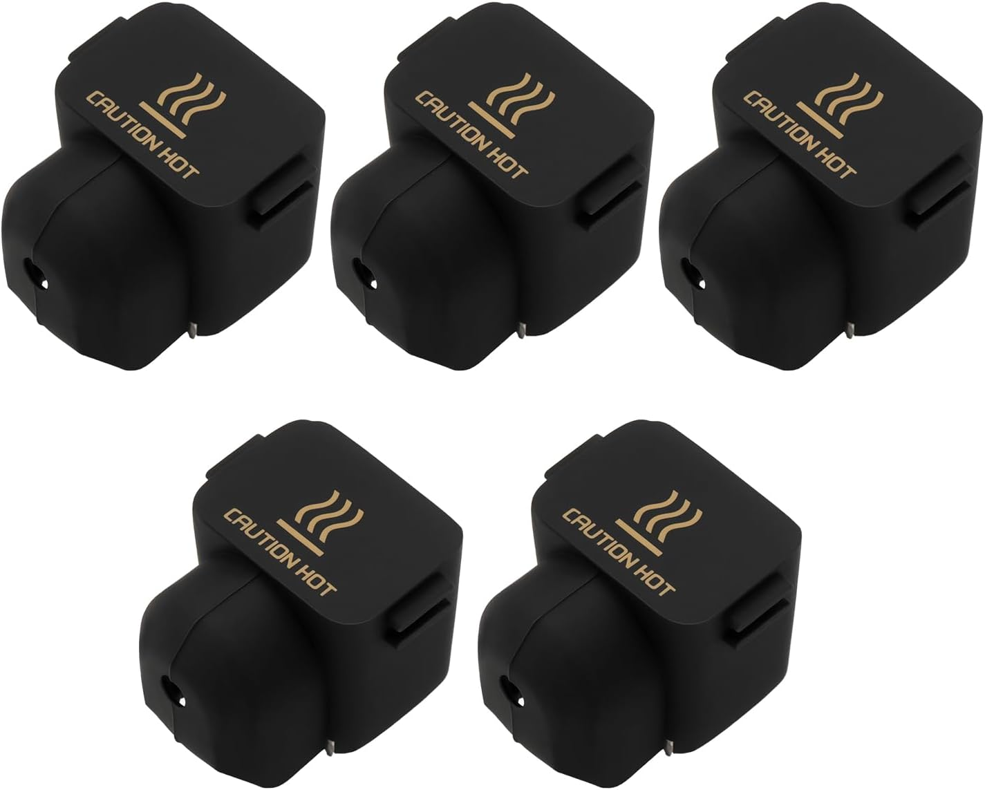 Emsea 5Pcs Silicone Sock Covers 300C High Temperature Caps Compatible with Bambulab A1 / A1 Mini 3D Printer Hotend Replacement Printing Accessories image number 4