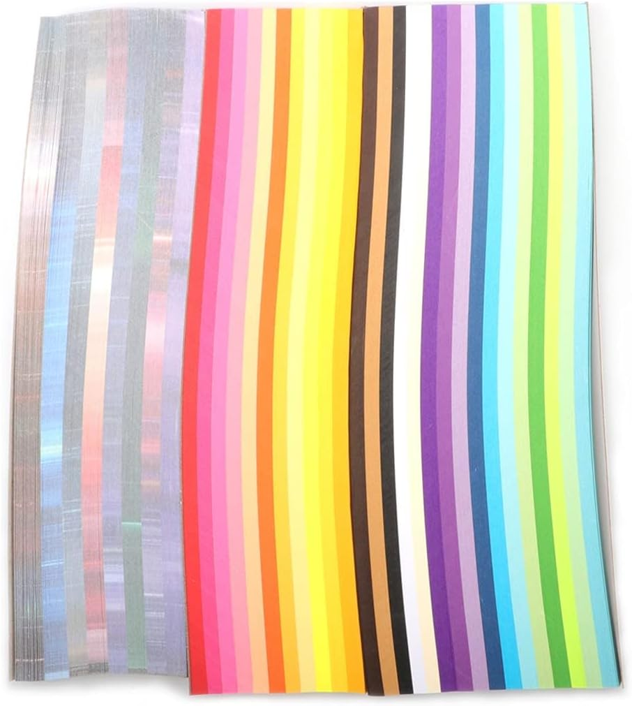 Stars Papers, 24 * 1CM 1910 Sheets Lucky Origami Stars for DIY Paper Arts Crafts (Candy and Starry Sky Gradient) image number 5