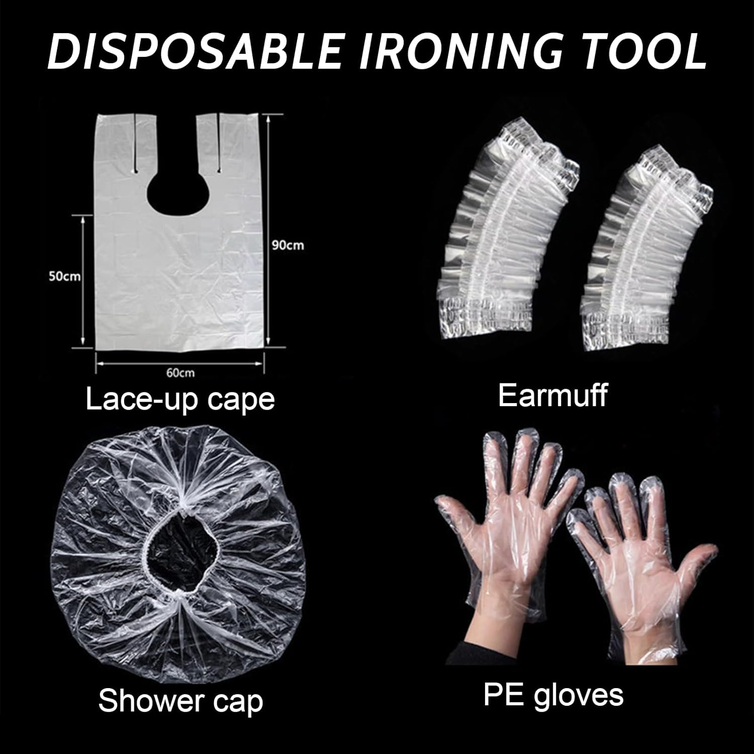 CATOR Pack of 10 Highlighting Caps, Reusable, High Gloss, DIY Colouring, Highlight Cap, Hair Dye Set, Silicone Highlight Cap, with Holes image number 1