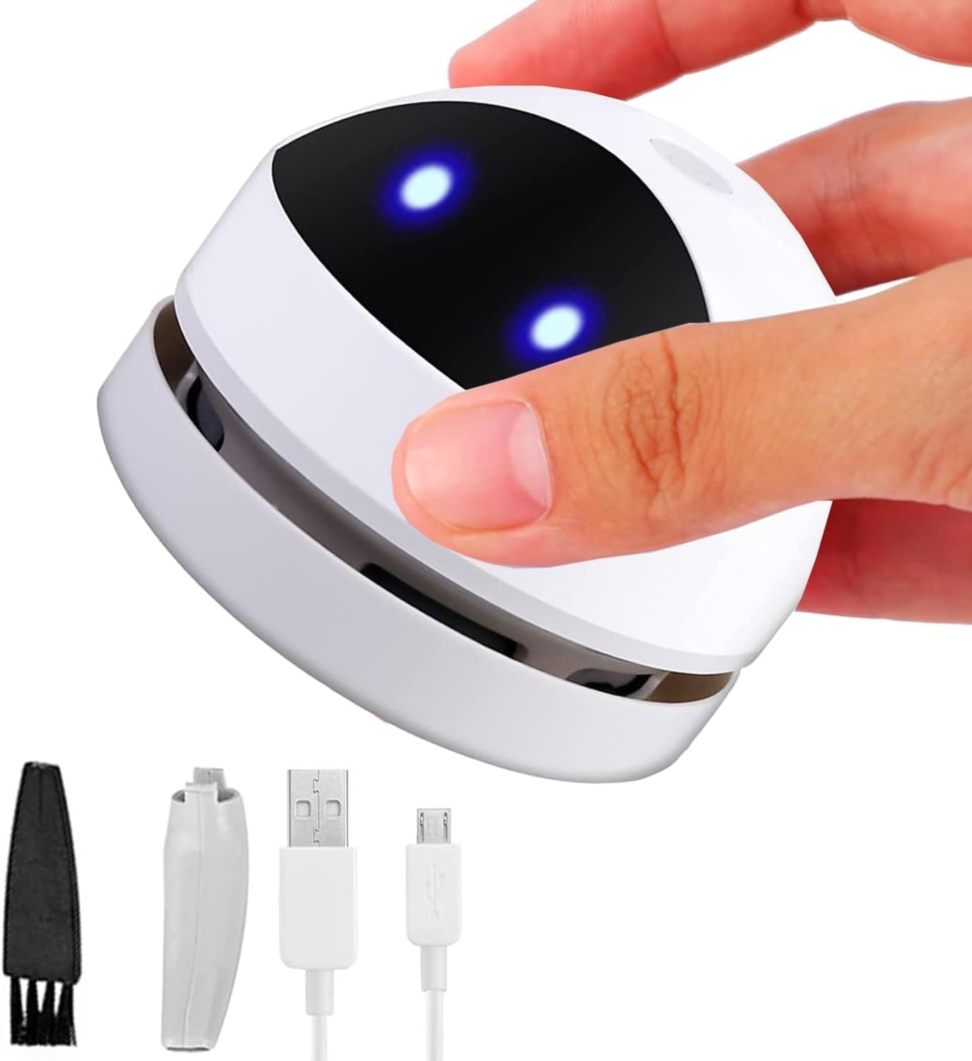 Mini Table Vacuum Cleaner, Portable Cordless Vacuum Cleaner, USB Rechargeable Vacuum Cleaner, High Suction Power Mini Table Vacuum Cleaner Desk for Deskto Cleaning Crumbs image number 2