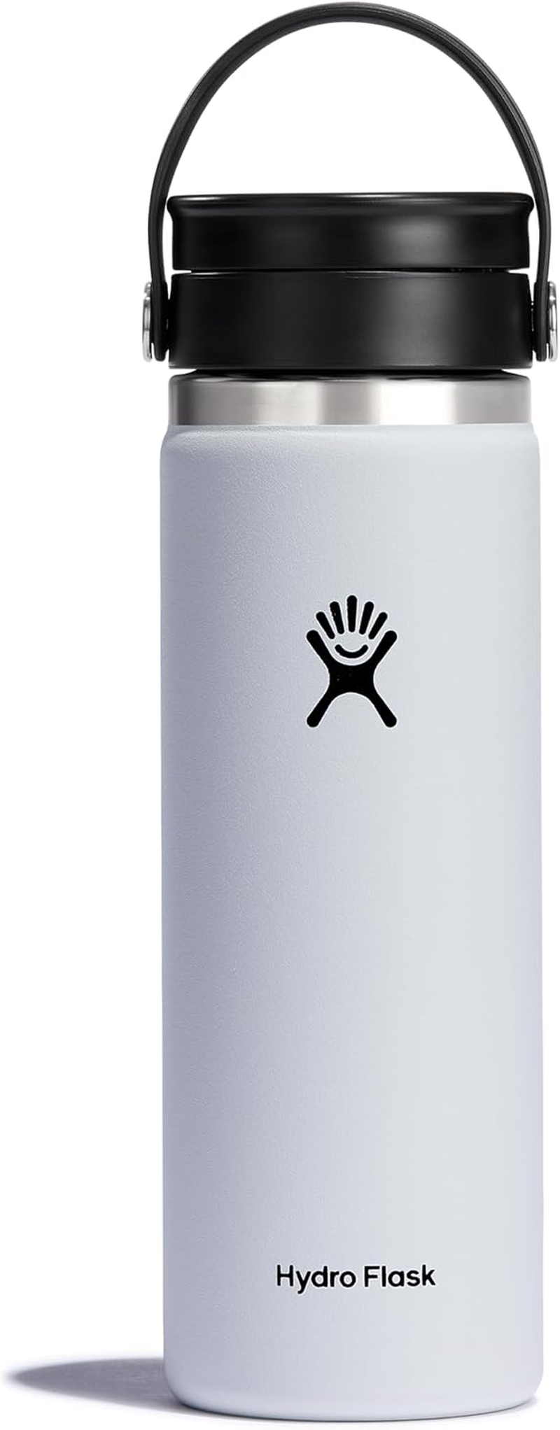 Hydro Flask 12 Oz Wide Mouth Bottle with Flex Sip Lid White image number 4