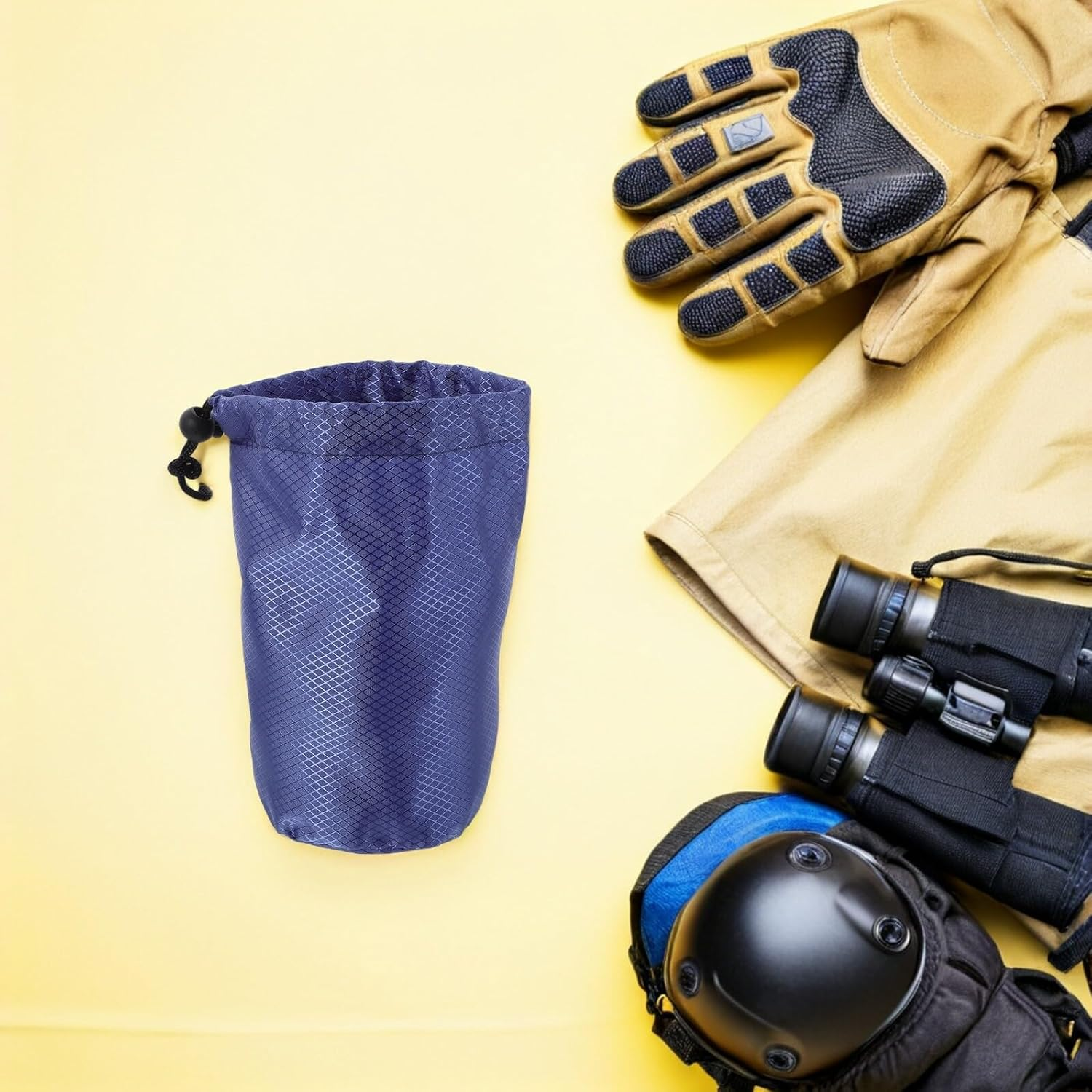 YARNOW 2Pcs Drawstring Storage Bags for Travel Camping Compression Stuff Sack for down Jackets Lightweight Packing Organizer with Stylish Pattern and Reusable Design image number 6