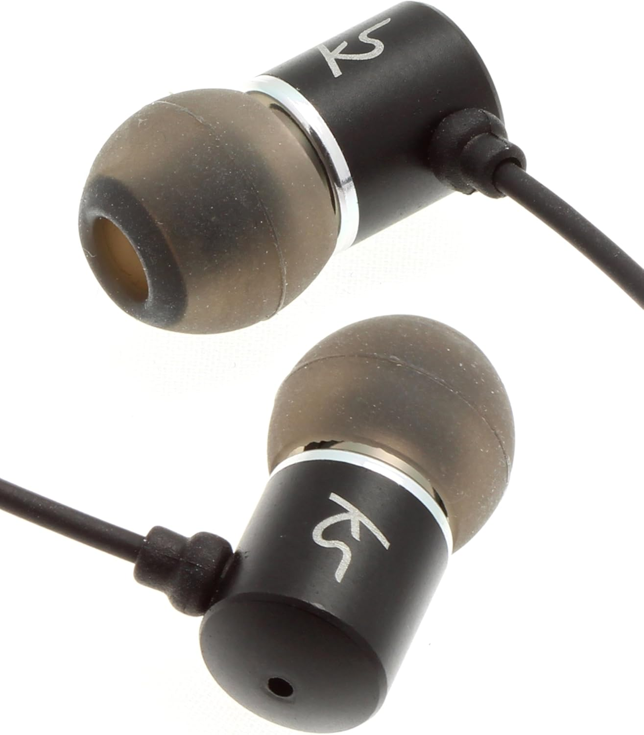 Kitsound Kit Sound Reviva Ace In-Ear Headphones with Mic Smartphone - Black KSACEMBK image number 1