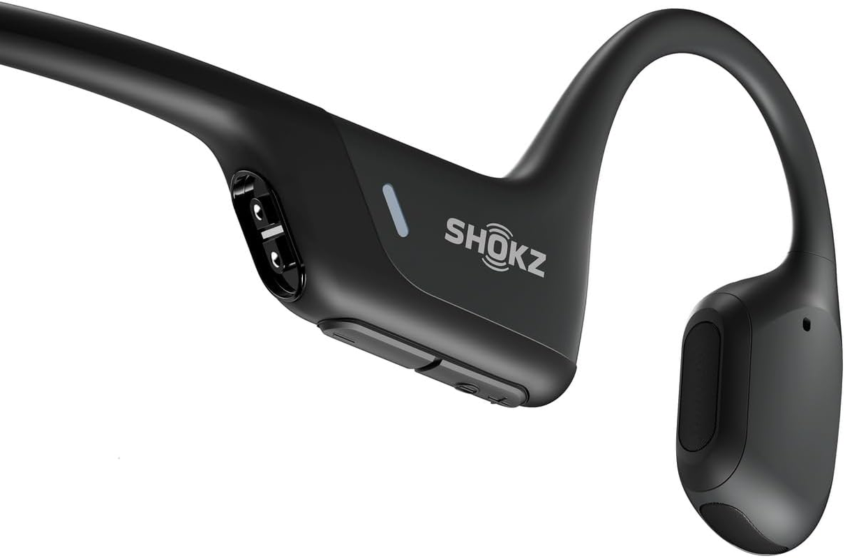 Shokz Openrun Pro Bone Conduction Open-Ear Sport Headphones, Black