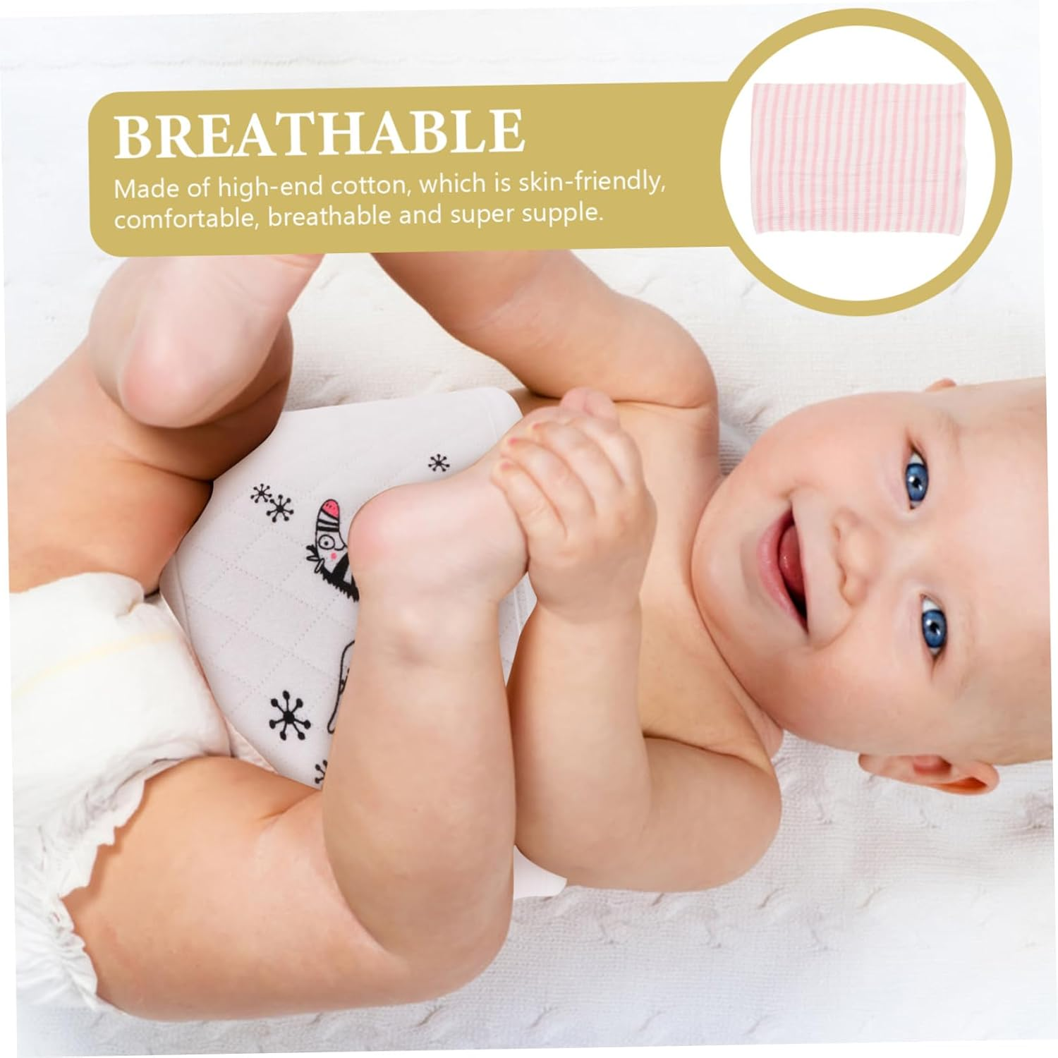 Belly Protection Bag Cotton Newborn Belly Band Cord Cover for Boy Girl Nursery Reusable Boy Girl Printed Navel Belt image number 6