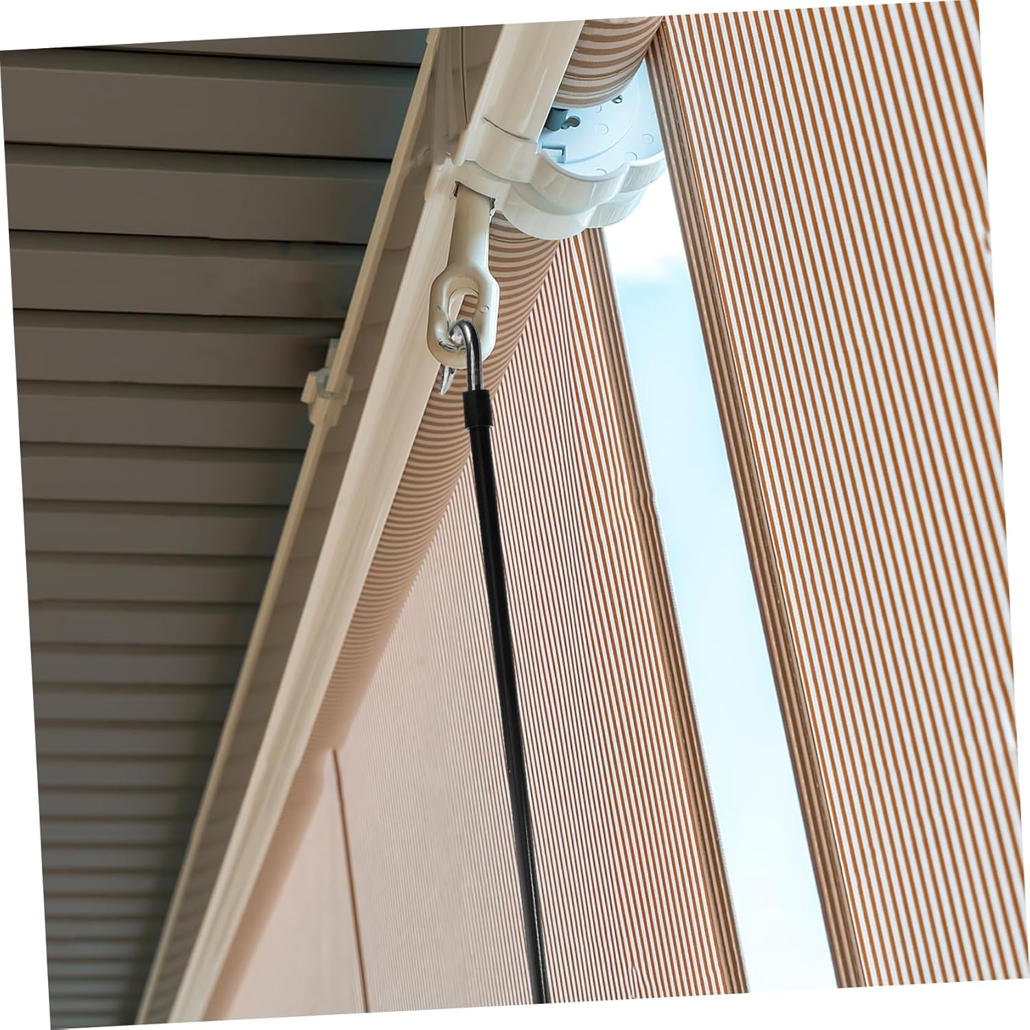 ROMISBABA Outdoor Awning Crank Handle Replacement Tool Manual Wand for Shade Canopy Portable Awning Retraction Crank Handle Canopy Opener Tool image number 4