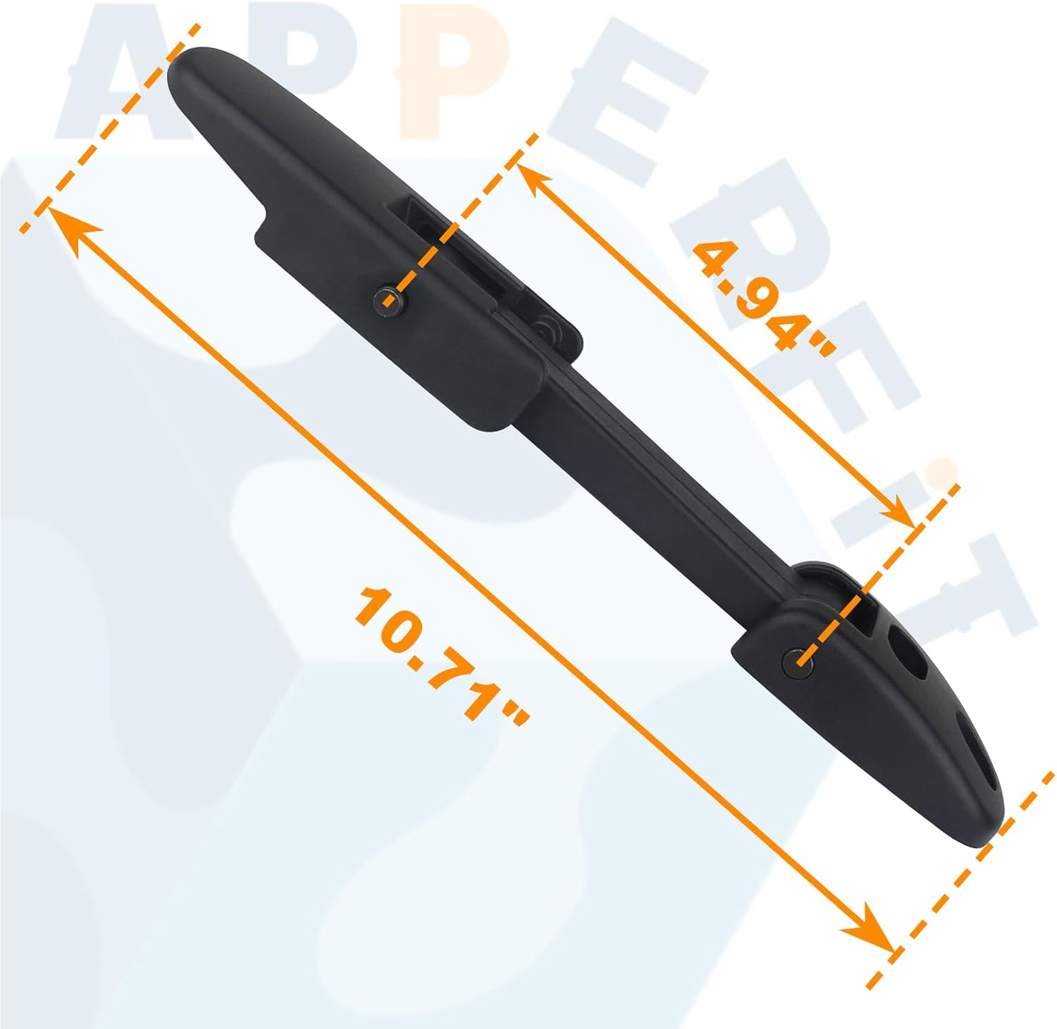 Mack Hood Latch Strap W/Catch Bracket Left Driver & Right Passenger Side Black Compatible with Mack Truck Granite Pinnacle Vision CH CHN CV CX CHU CXN CXU Hood Accessories Parts image number 2