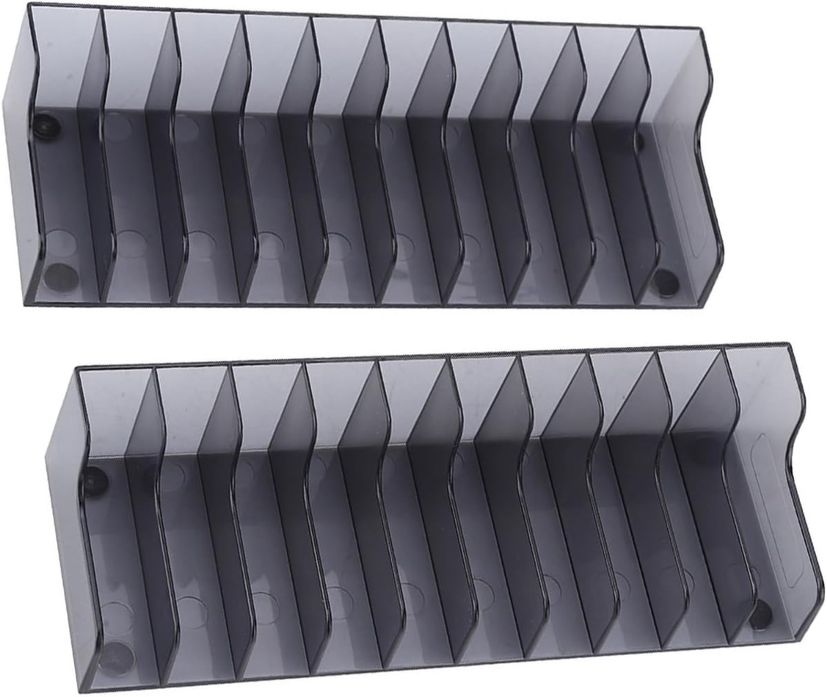 2Pcs Game Card Storage Stand, ABS Game Card Desktop Storage Bracket Large Capacity Game Card Holder for PS4, Slim, PRO