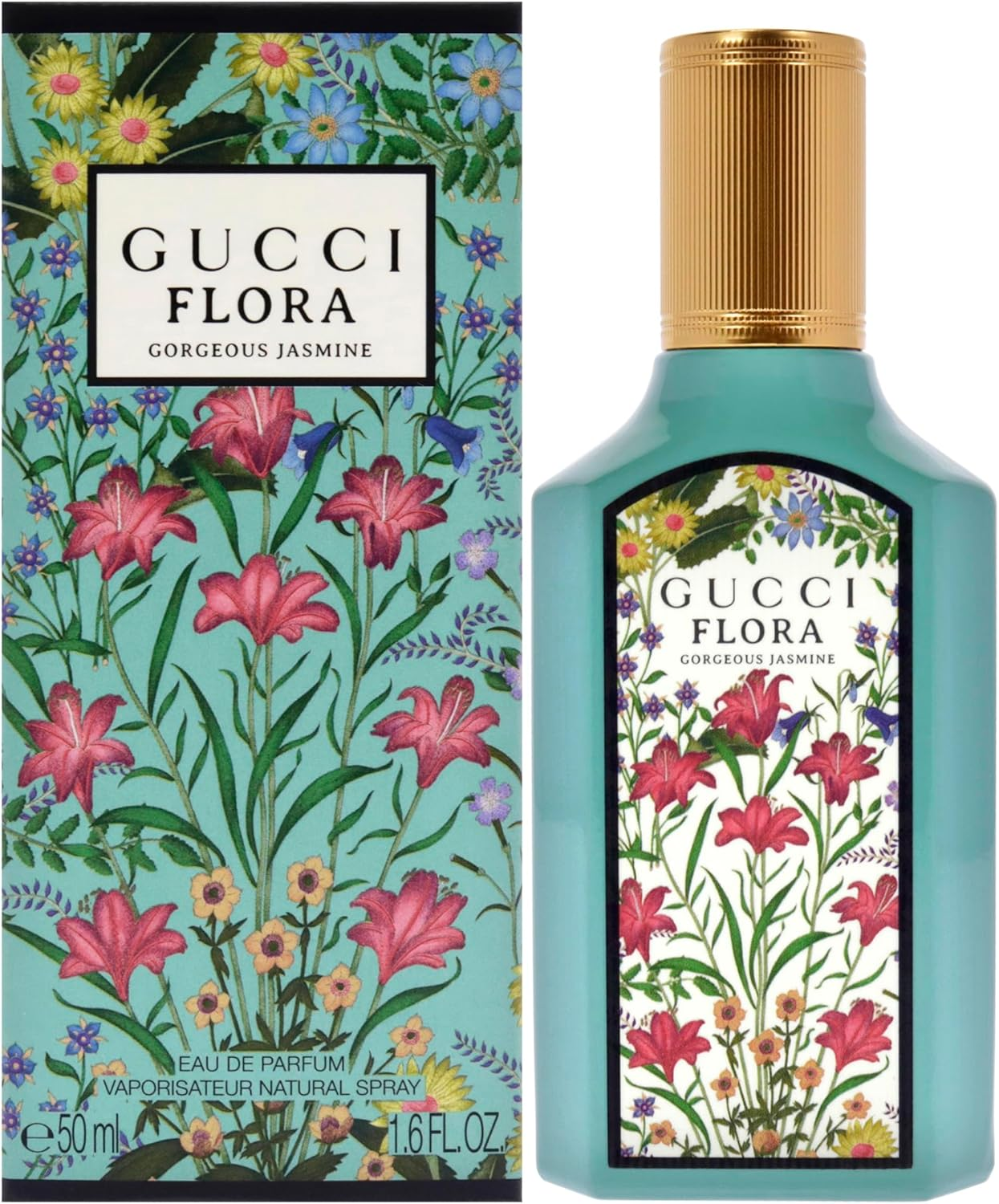 Gucci Flora Gorgeous Jasmine Eau De Parfum Spray for Women 50 Ml image number 1