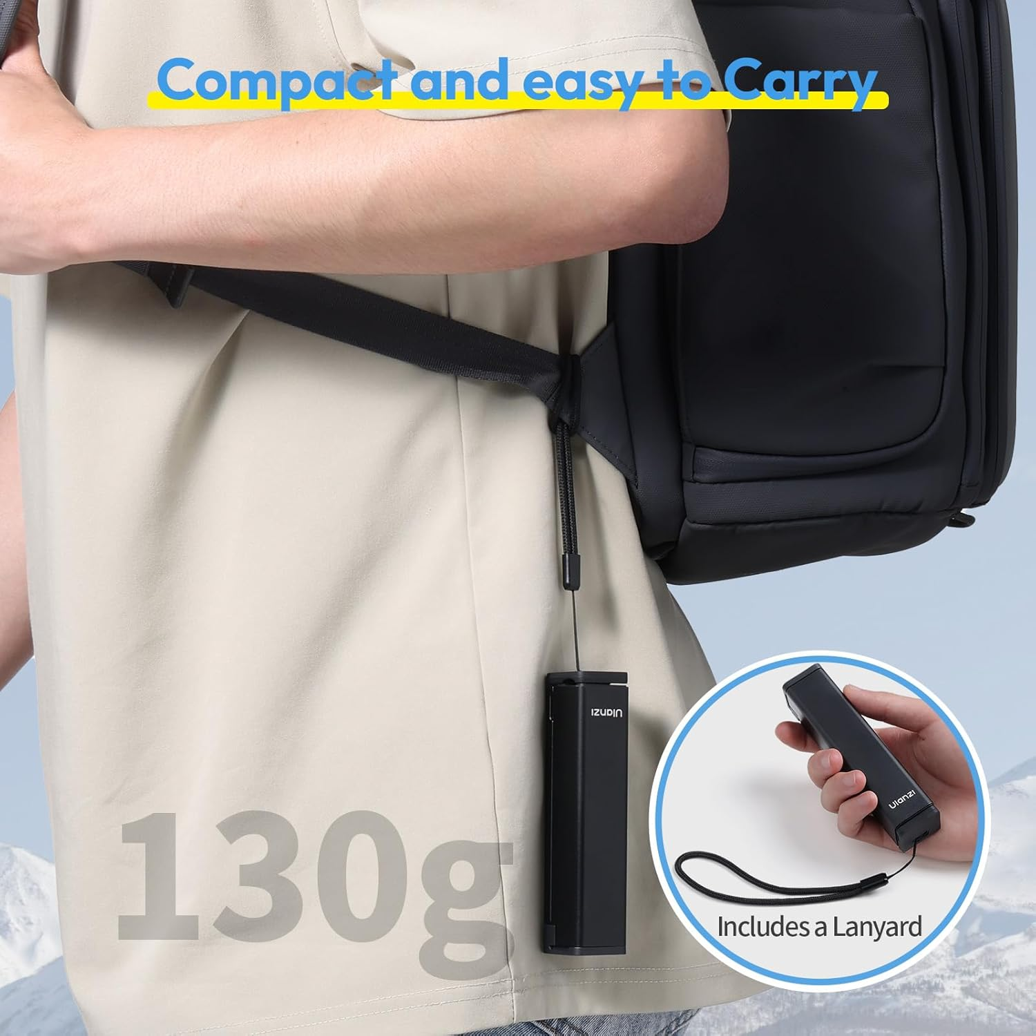 ULANZI SK-20 Airplane Phone Holder Travel Essentials, Phone Tripod 360&deg; Rotation, Travel Accessories Must Have Handsfree Cellphone Stand for Desk, Universal Adjustable Phone Stand for Train Table image number 5