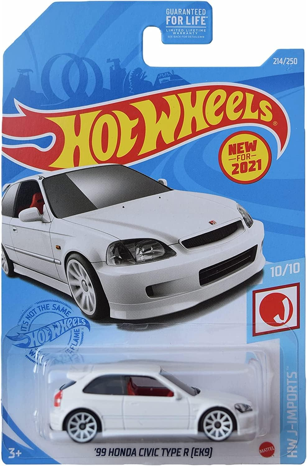 Hot Wheels '99 Honda Civic Type R [EK9], [White] J-Imports 10/10 image number 1
