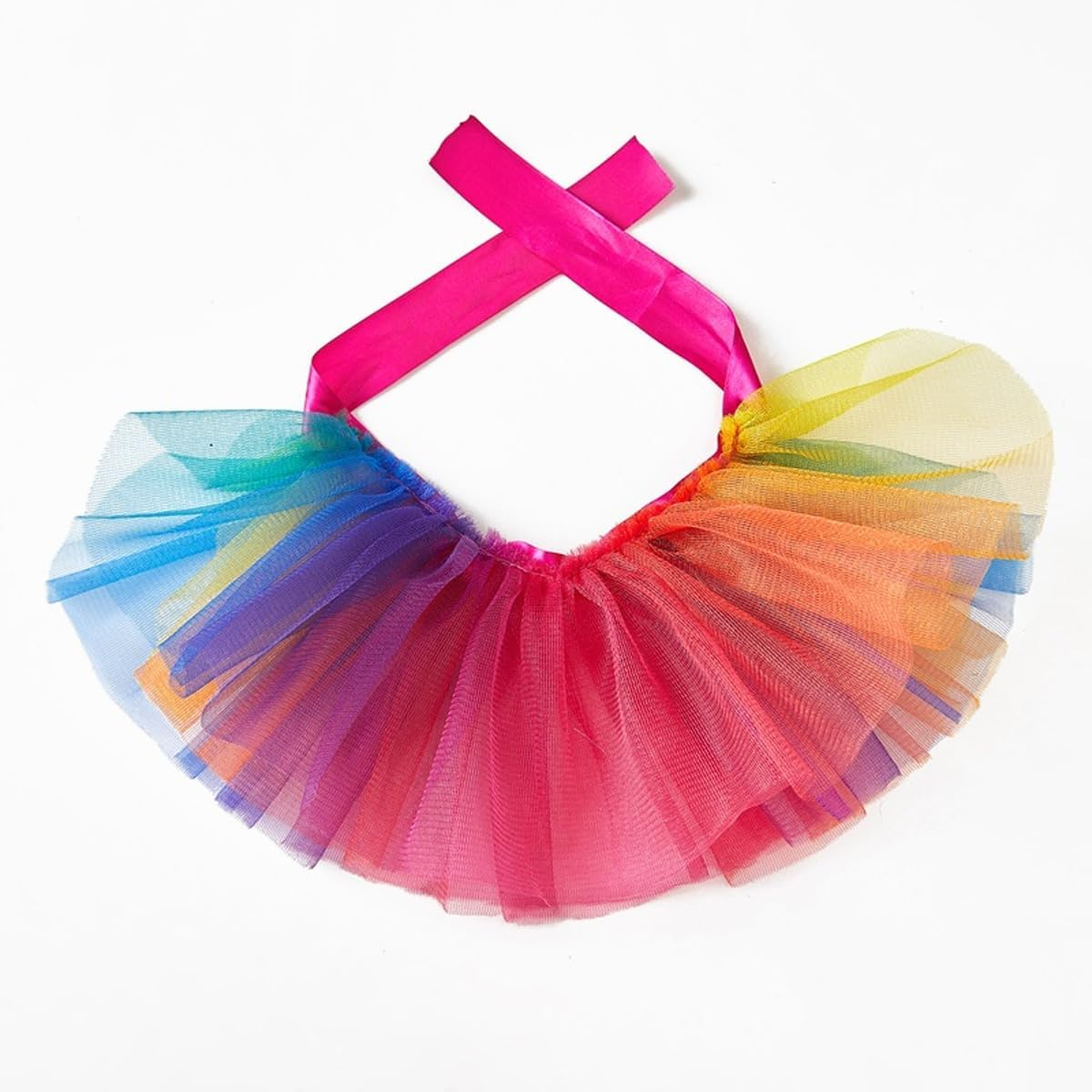 AIMALL Shiny Tulle Pet Tutu, Colorful Dog Holiday Dress, Blue and Color Available, Sizes S to L image number 7