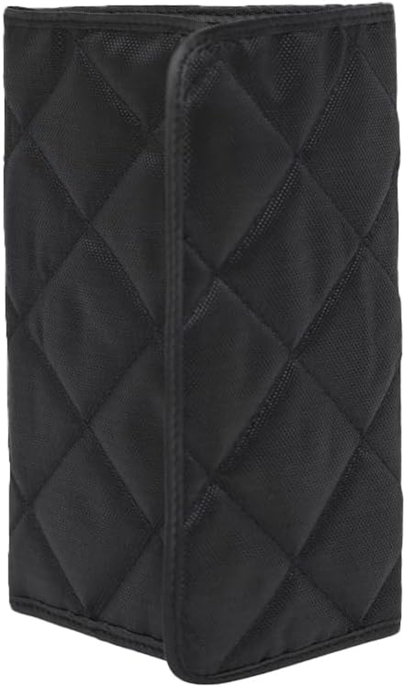 MUK. Heat Resistant Mat for Heat Mat Hair Tools - Quilted Design with Satin Feel & Protective Covering. Foldable Hot Tools Heat Mat for Travel & Storage. Safe Cooling Area for Styling Equipment