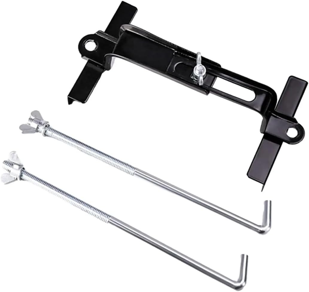 AIMALL Adjustable Car Battery Bracket Holder - Universal Metal Rack Stand for Trucks and Cars, Adjustable Width, Fits Multiple Sizes image number 6