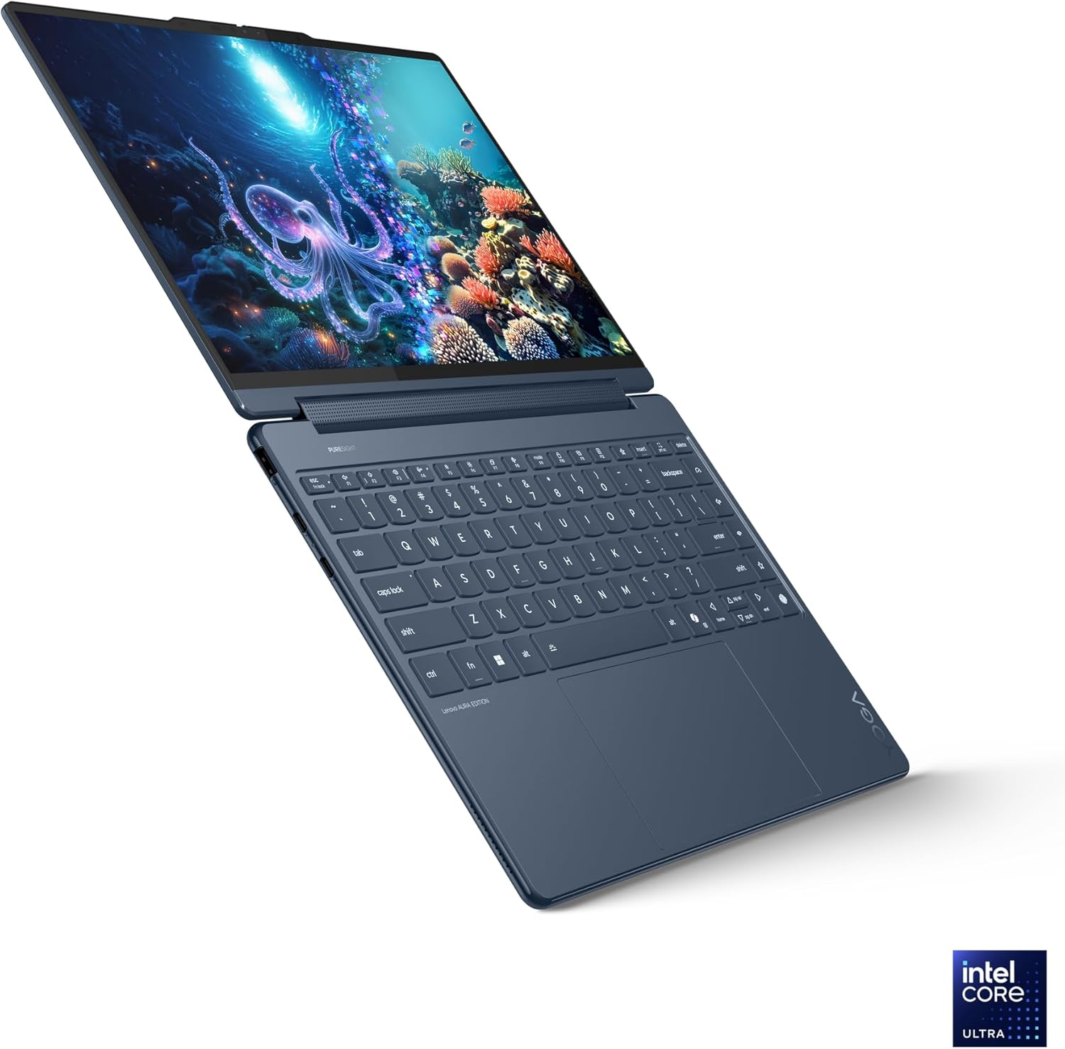 Lenovo Yoga 9 2-In-1 141ILL10 Co-Pilot+ 14" 4K WQUXGA OLED Touch Display Ultra 7 258V 32GB 1TB SSD Digital Pen Wifi7 Win11 Cosmic Blue 83LC000FAU image number 4