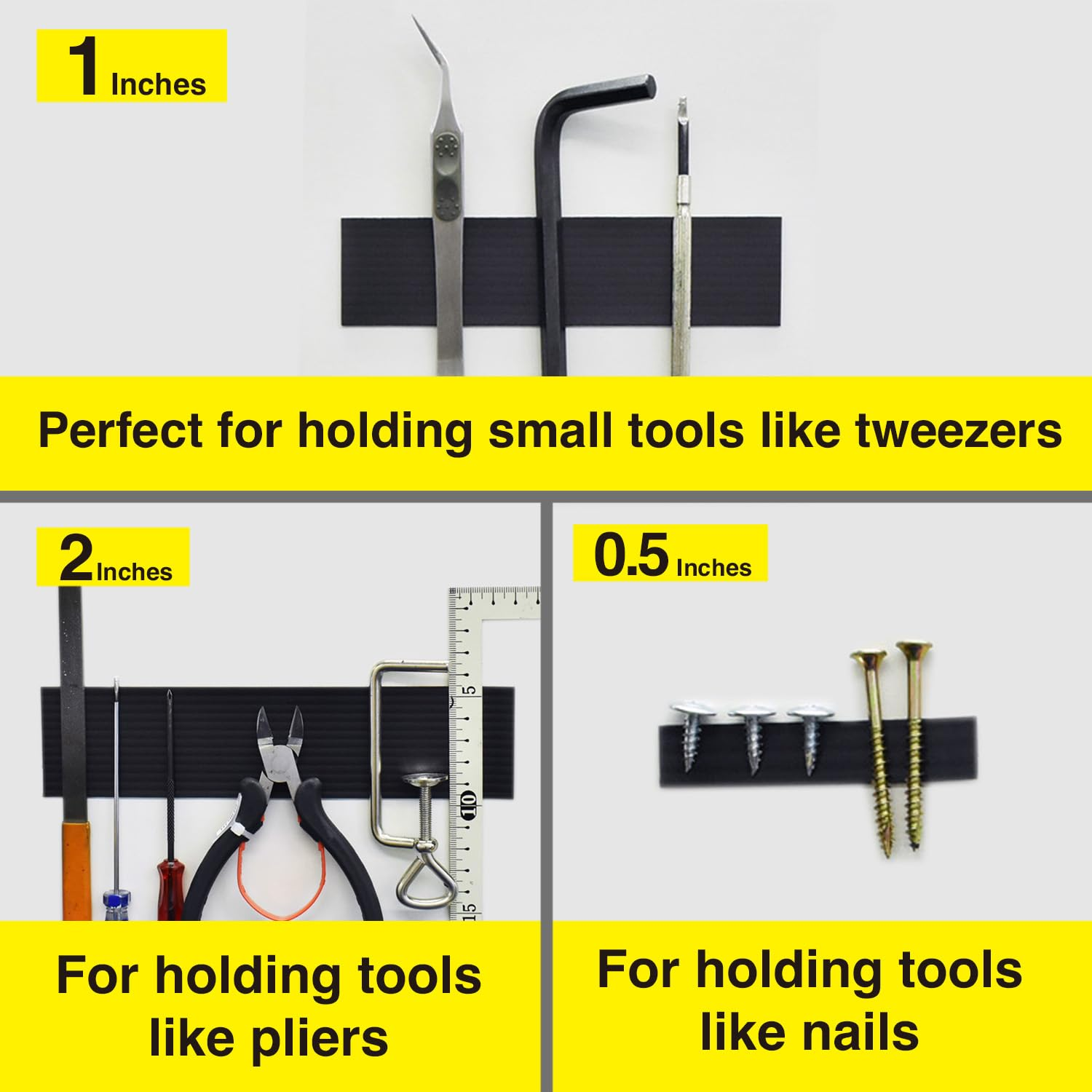 Magx Magnetic Tape with Adhesive 50Mm &times; 3 M, Ultra Thick 1.5 Mm, Magnetic Strip with Self Adhesive, Flexible Magnetic Roll Tape, Peel and Stick, Anisotropic Strong Magnets, Stationery, Office Supplies image number 5