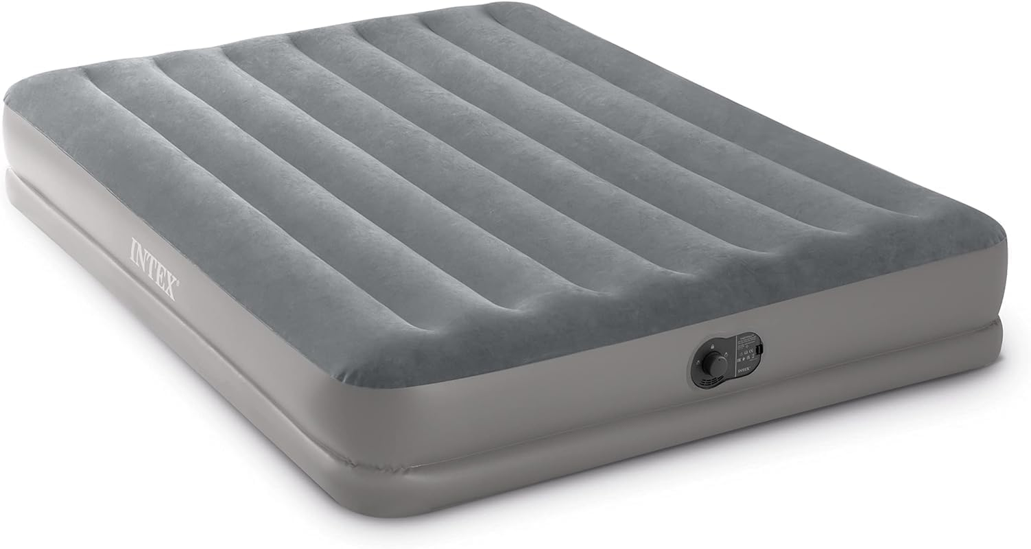 INTEX 64114 - Queen Dura-Beam Prestige Airbed W/Fastfill USB Pump, Size 1.52Mx2.03Mx30Cm image number 5