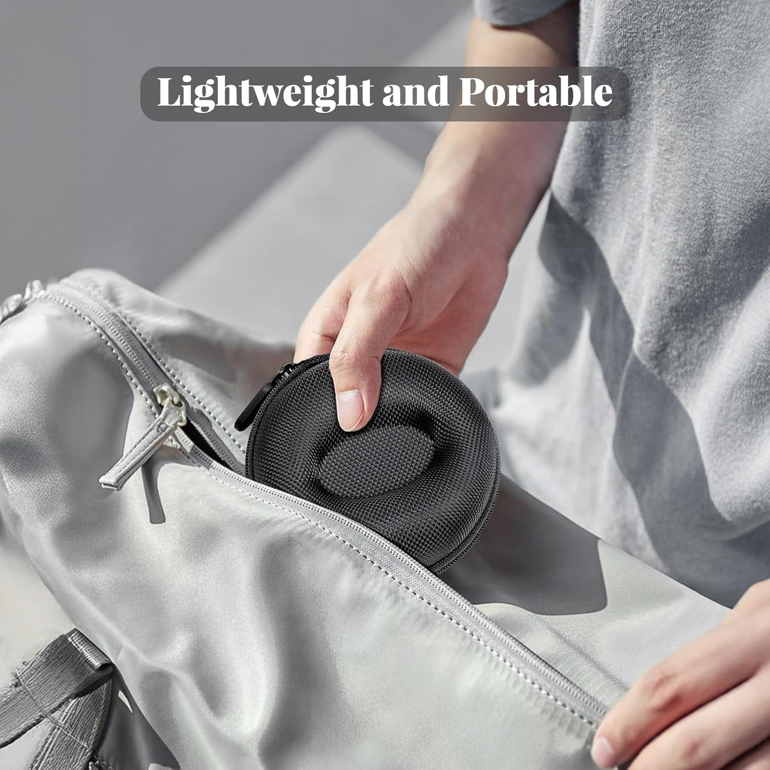 1 Slot Watch Travel Case, Single Watch Box for Men Women, Fits All Wristwatches and Smart Watches up to 50Mm, Portable Watch Box Organizer Storage Case image number 1