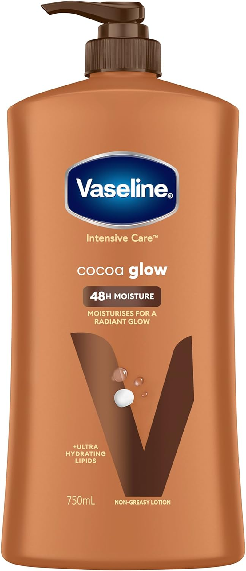 Vaseline Body Lotion Cocoa Glow, 750Ml image number 6