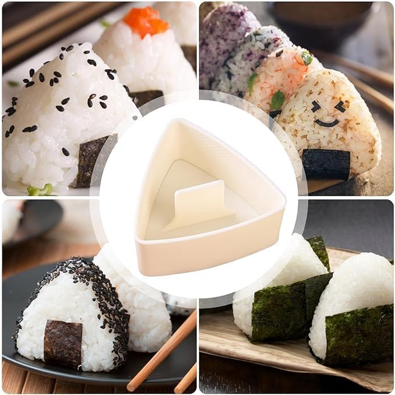 3Pcs Onigiri Mold Triangle Rice Ball Mold Sushi Makers,Triangular Onigiri Mold Rice Ball Mould,Onigiri Triangle Sushi Press Mold,Triangle Rice Ball Mold Maker,Triangle Sushi Mold Rice Ball Maker Mold image number 4
