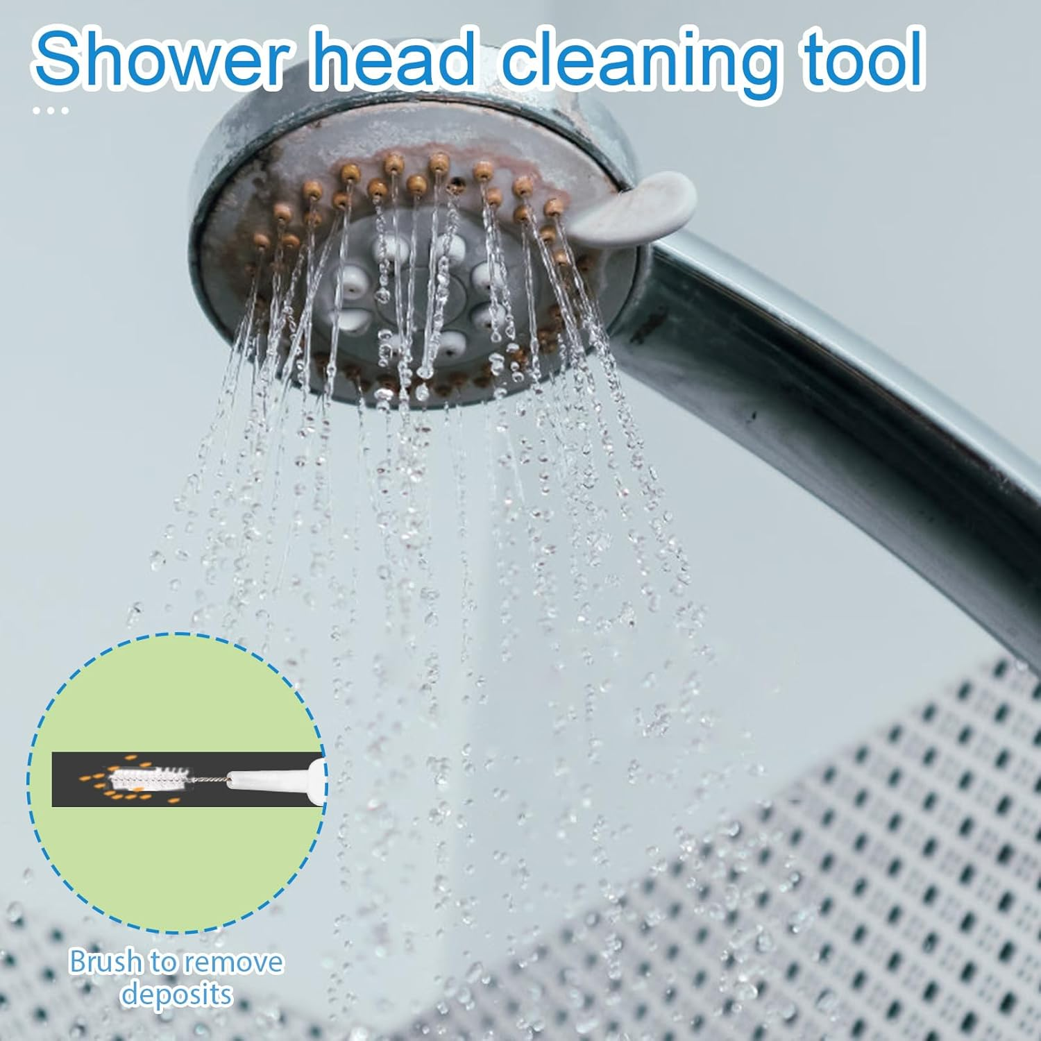 70Pcs Shower Head Cleaner Tool Kit, 2 Styles Shower Head Cleaning Brush for Unclogging Tiny Nozzle Holes Gaps in Showerheads Faucets 3D Printers image number 6