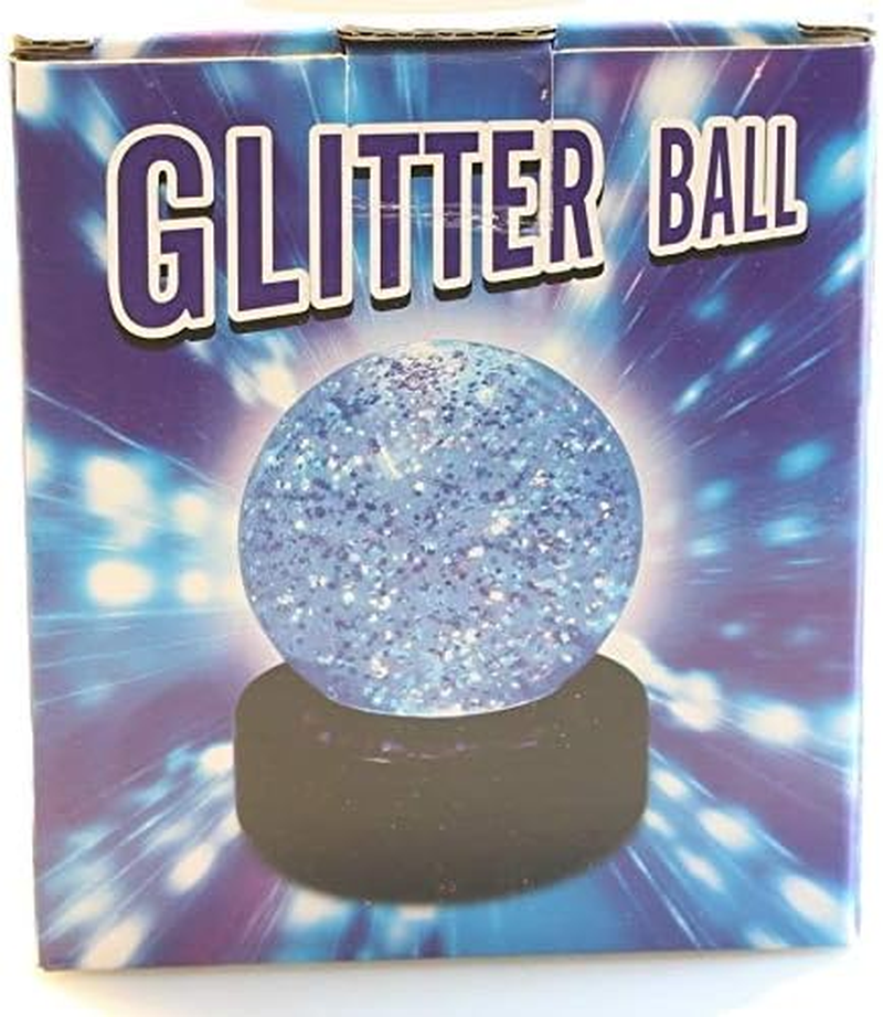 Playlearn SWGB Glitter Ball Snow Globe with LED Color Changing Mood Light