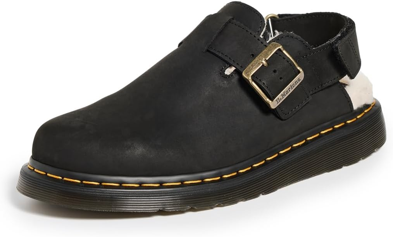 Dr. Martens Jorge II Black Leather Mules, UK Size: