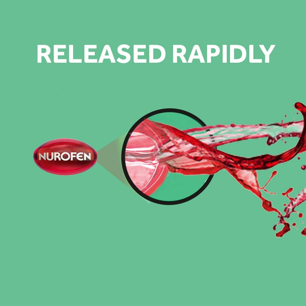 Nurofen Zavance Liquid Capsules Pain Relief 200Mg, Count of 20