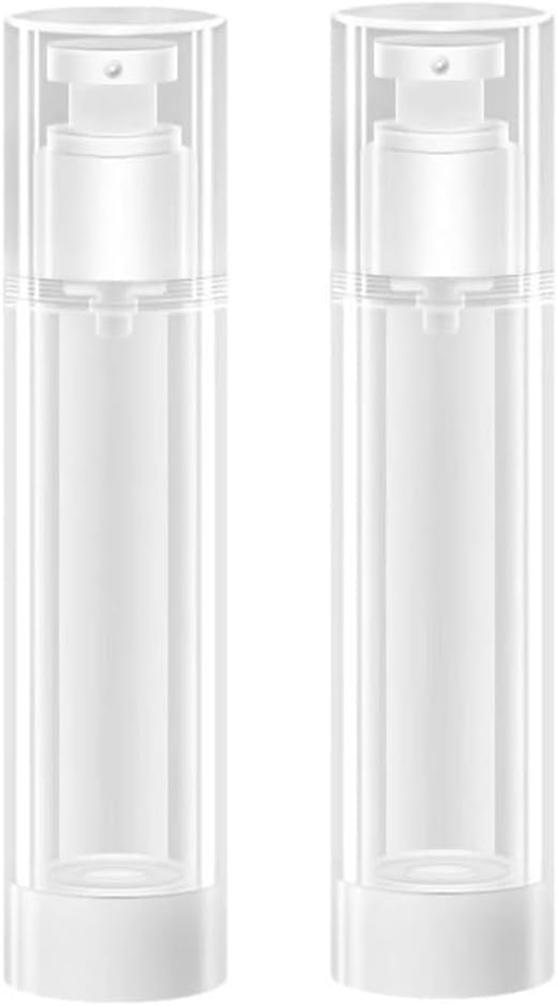 Kkrrammii 2 Pcs 1.7Oz 50Ml Small Spray Bottle Travel Size Mini Continuous Spray Bottle Airless Pump Refillable Leak Proof Cosmetic Mist Bottle for Perfume Toner Hair Facial Moisturizing image number 3
