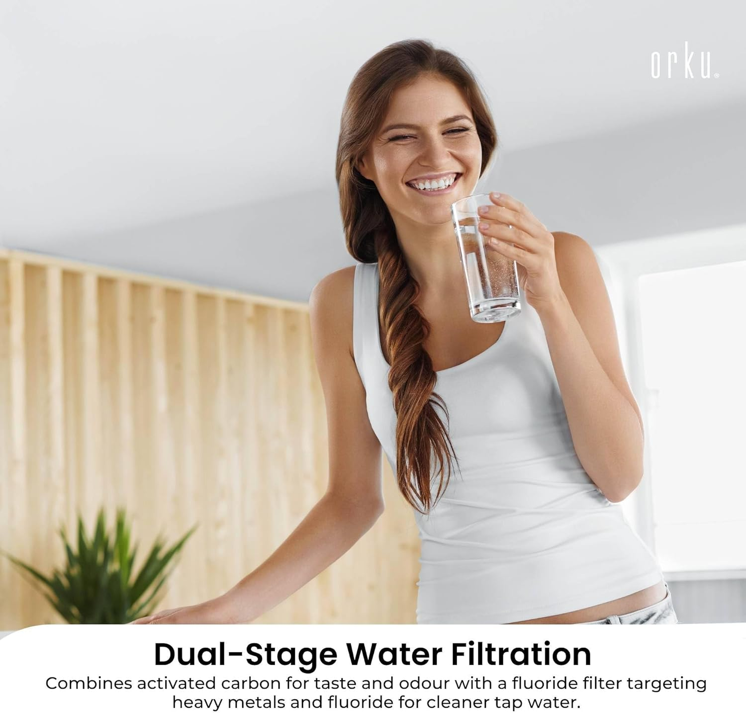 Orku Block Carbon + Fluoride Filter Pack - Replacement for Berkey Gravity System image number 6