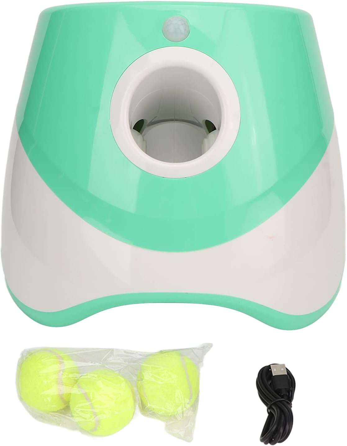 Automatic Ball Launcher for Small and Medium Dogs with Adjustable Launch Distances Rechargeable 3 Modes Interactive Pet Ball Thrower Indoor Outdoor Tennis Ball Thrower image number 3