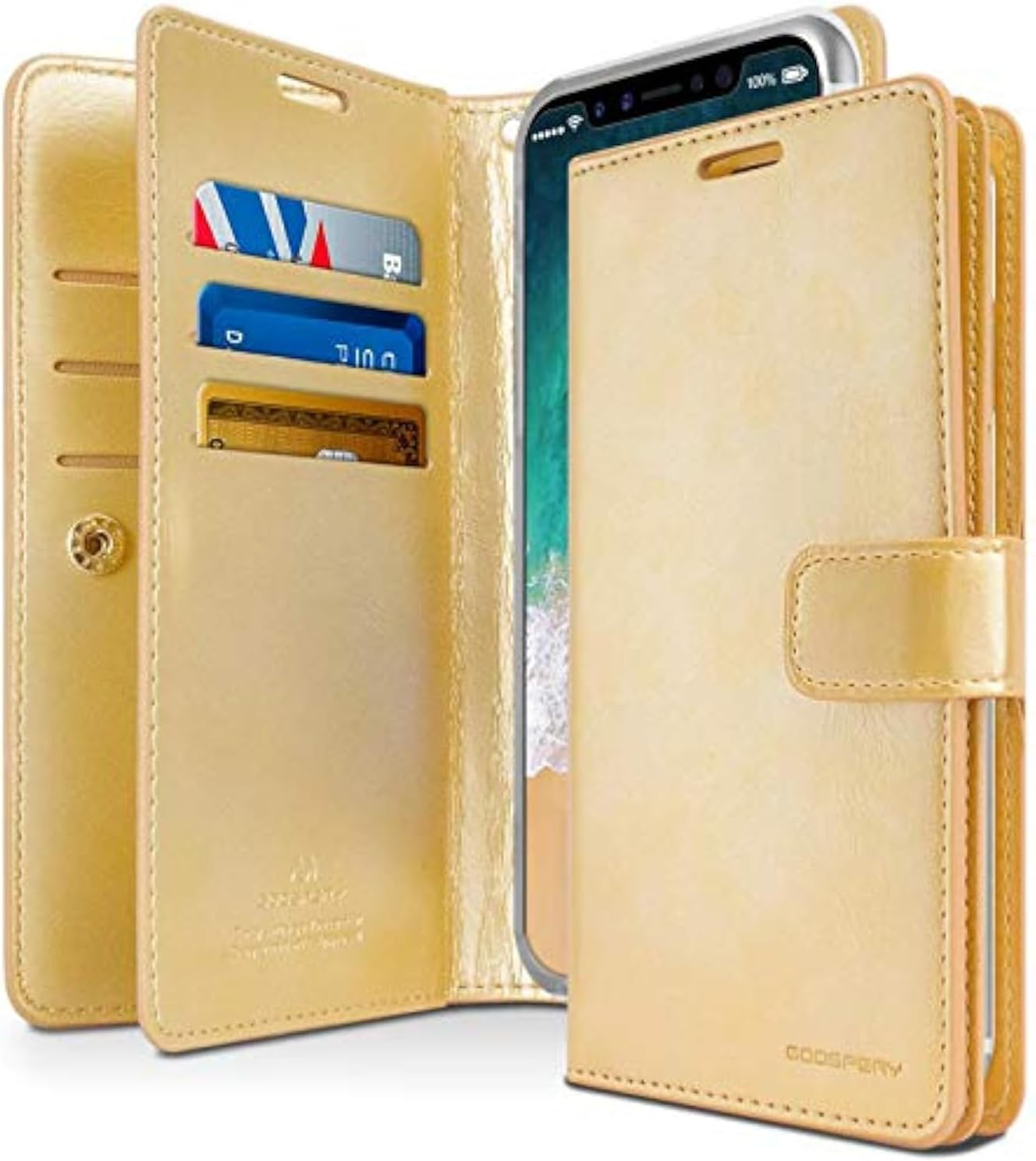 Iphone Mercury Goospery Mansoor Diary Flip Case Wallet Cover
