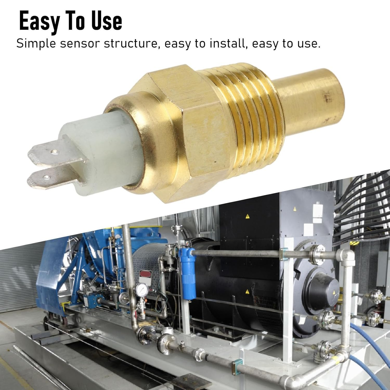 Hyuduo 3W 1W 1W 1/2 NPT of the Water Temperature Sensor NPT Plug for the VOD Generator, Maximum 125 ℃, 6 to 24V image number 6