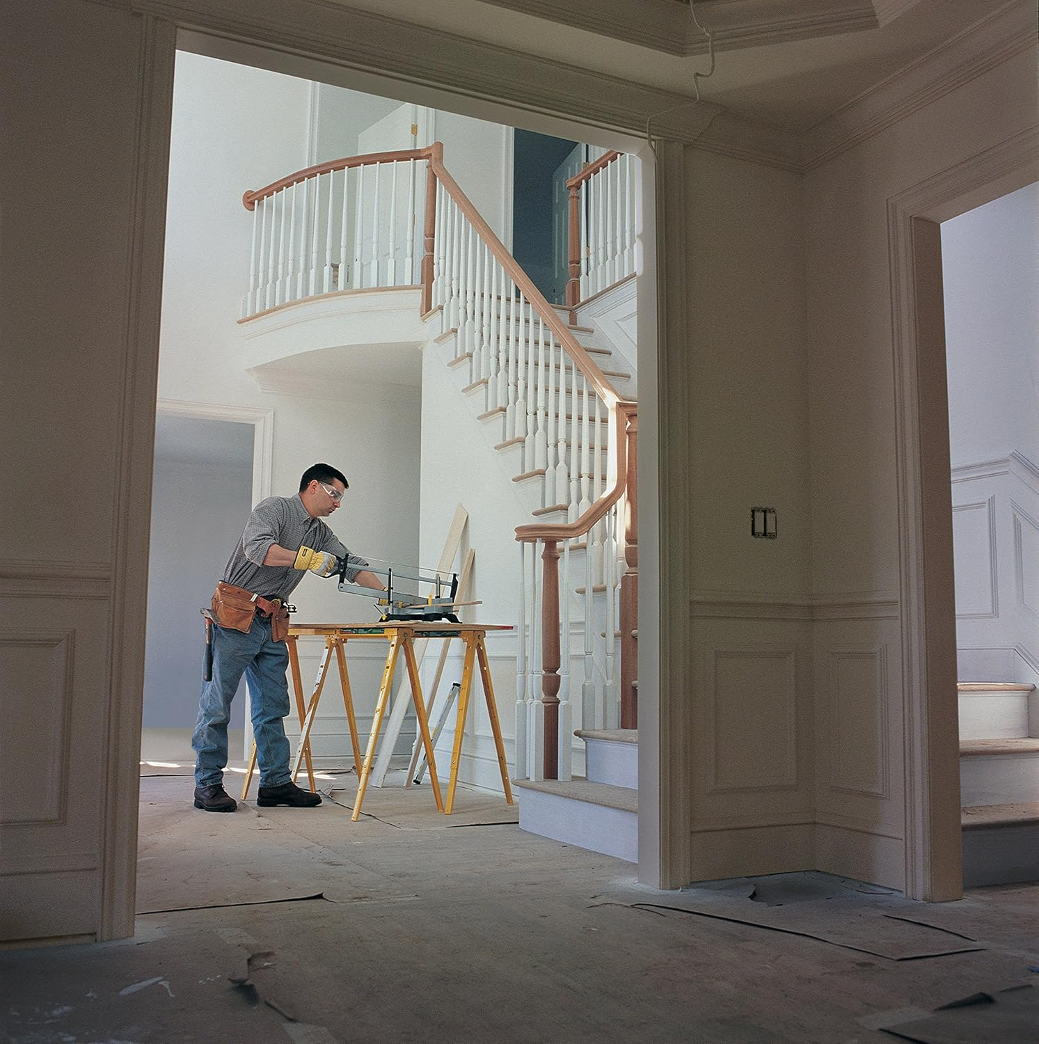 Stanley 1-20-800 Adjustable Mechanical Mitre Box, Multicolor, Pack of 1 image number 3