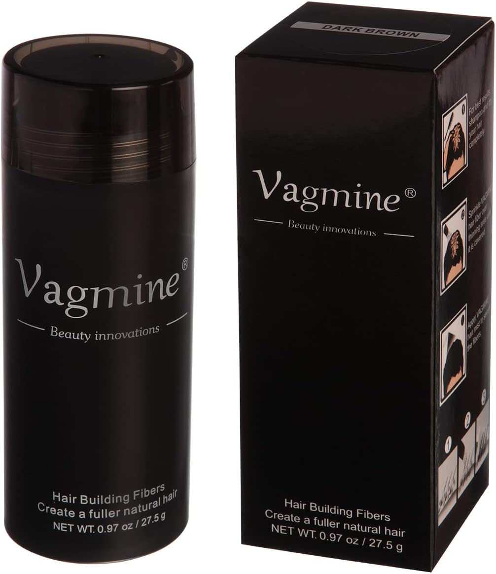 VAGMINE Hair Fiber Dark Brown for Men & Women Dark Brown 27.5Gms image number 1