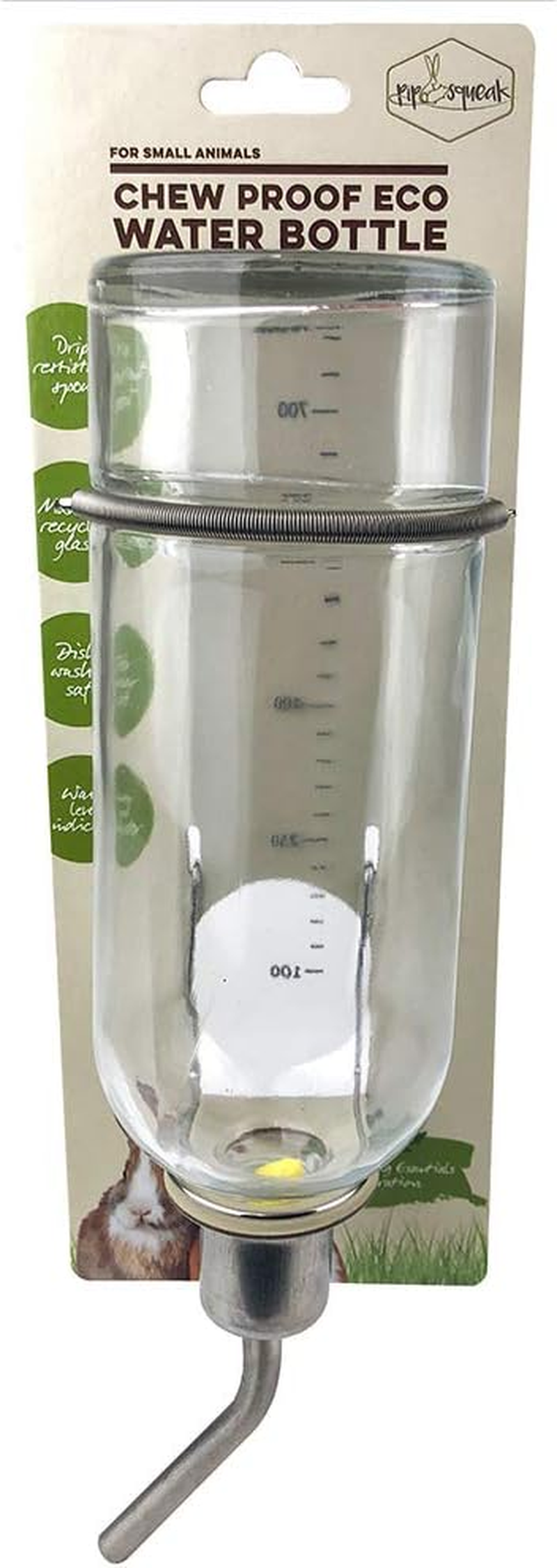 Small Animal Care Glass Drinker for Small Animal