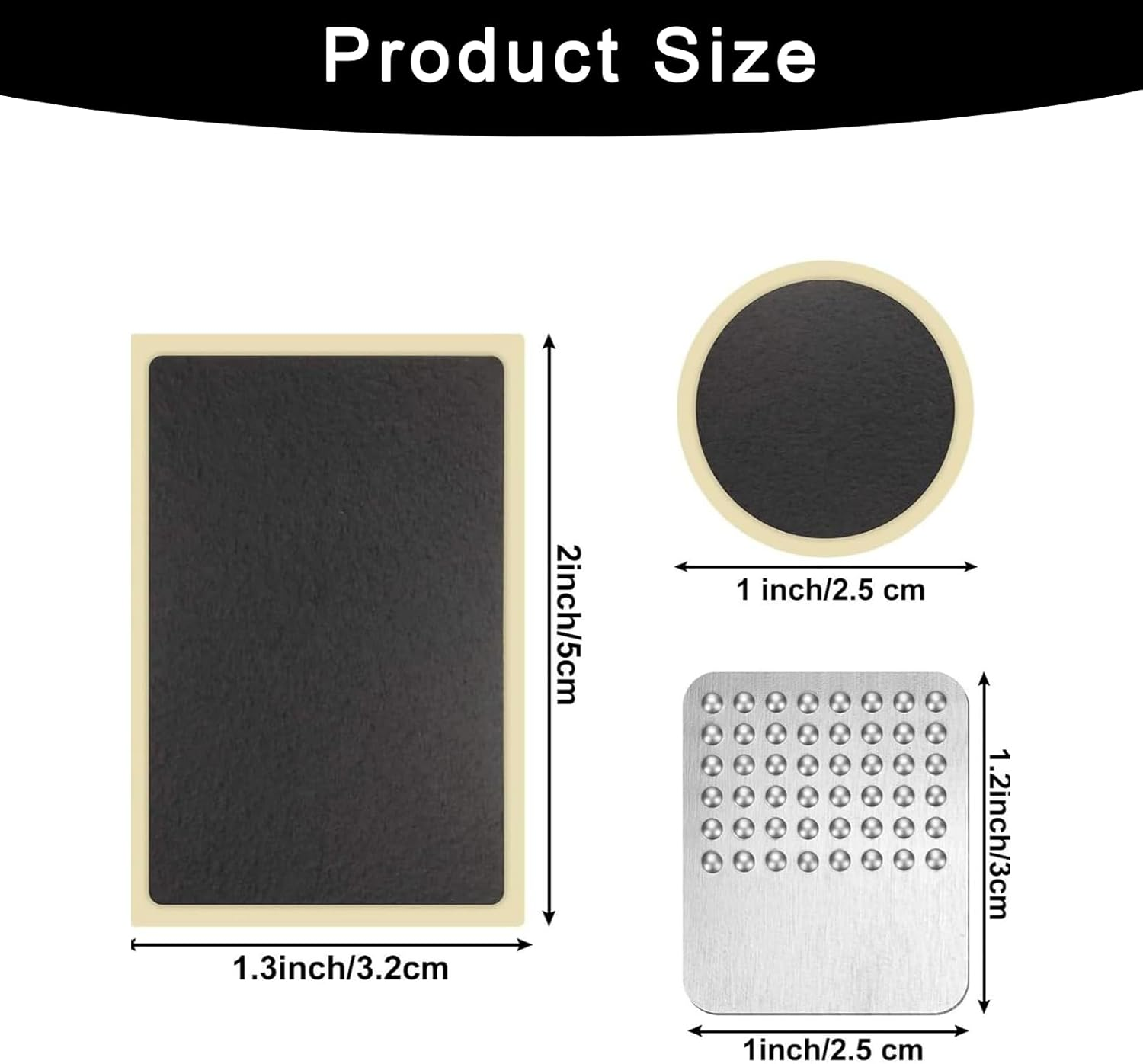 Puncture Repair Kit Bicycle with 24 Self-Adhesive Bike Puncture Repair Patches and 4 Metal Files Portable Tire Tool Repair Kit Puncture Repair Kit Suitable for All Bicycles image number 4