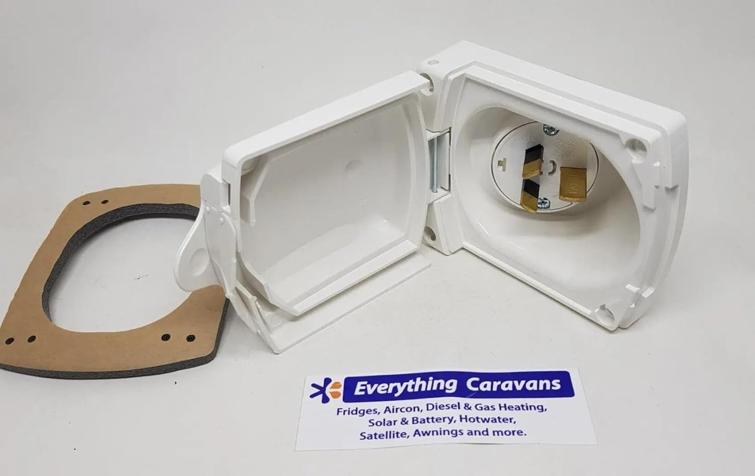 Clipsal External 15Amp Power Inlet 240Volt White New Type image number 2