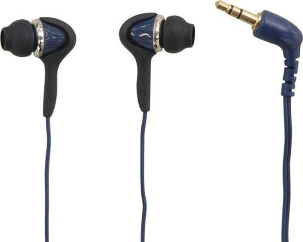 Yazawa VR113NV Mushroom Design Earphones, Navy