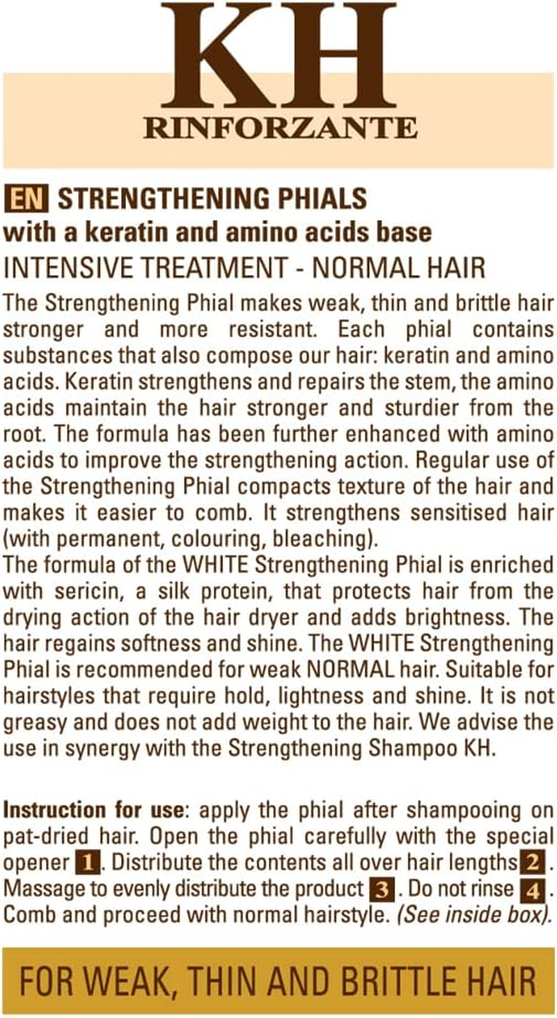 KERAMINE H Fiale White Tu/Types X10 Start Drop and Hairstyle Hair image number 1