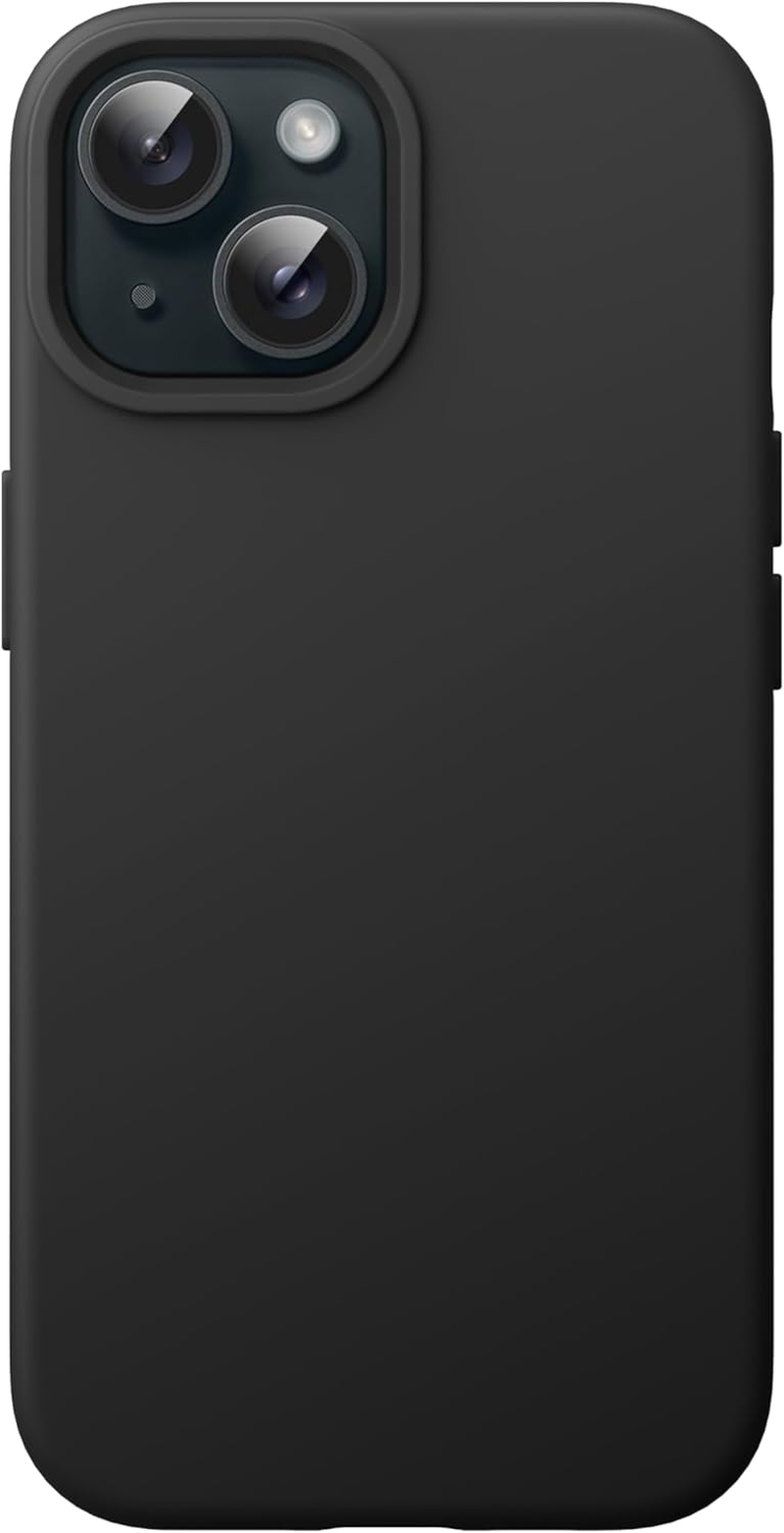 Jetech Silicone Case for Iphone 15 6.1-Inch, Silky-Soft Touch Full-Body Protective Phone Case, Shockproof Cover (Pink)