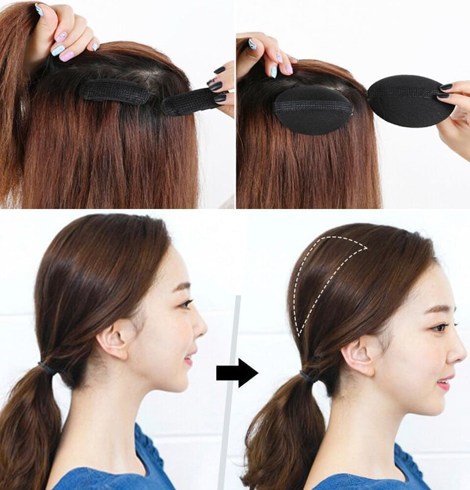 Hair Bump Sponge Volume Bases Set, 16Pcs Sponge Volume Hair Bases Set Bump It up Inserts Hair Styling Tools for Women or Girls image number 2