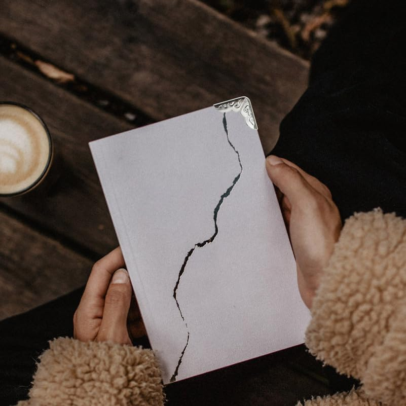 Ciieeo 40Pcs Silver Metal Book Corners Corner Protectors for Books Albums Scrapbooks Decorative Edge Guards Metal Book Corner Protectors image number 5