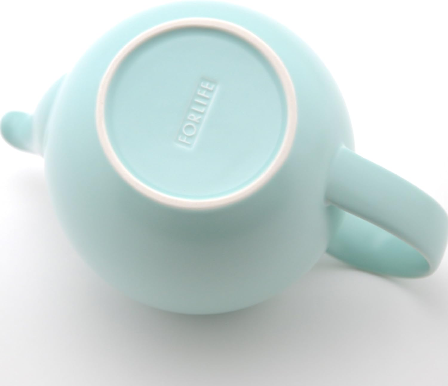 FORLIFE Dew Teapot with Basket Infuser, Minty Aqua, 32 Oz/946Ml image number 3