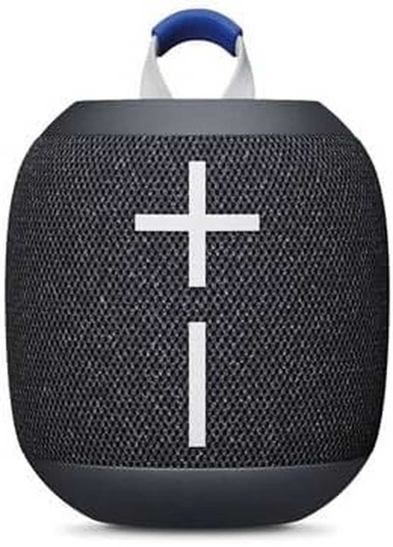 Ultimate Ears WONDERBOOM 4 Portable Waterproof Bluetooth Speaker, Large Bass and 360 Degree Audio, Dustproof Buoyancy Speaker with 40 M Usage Distance, Black