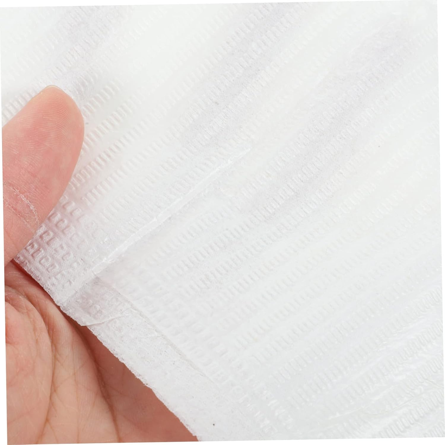 Garneck 125Pcs Disposable White Nail Table Mats - Manicure Desk Pads for Nail Art - Tattoo and Beauty Salons Pulp Paper Mats for Clean and Hygienic Workspaces image number 4