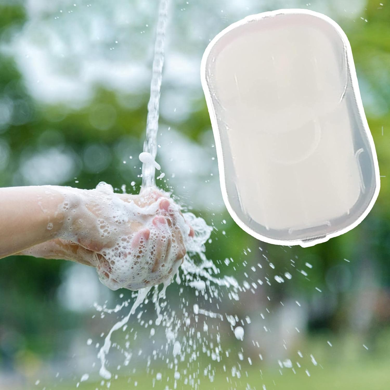 Travel Soap Sheets, Travel Soap Sheets - One Time Hand Washing Bath Scented Paper Soap for Outdoor Camping image number 5