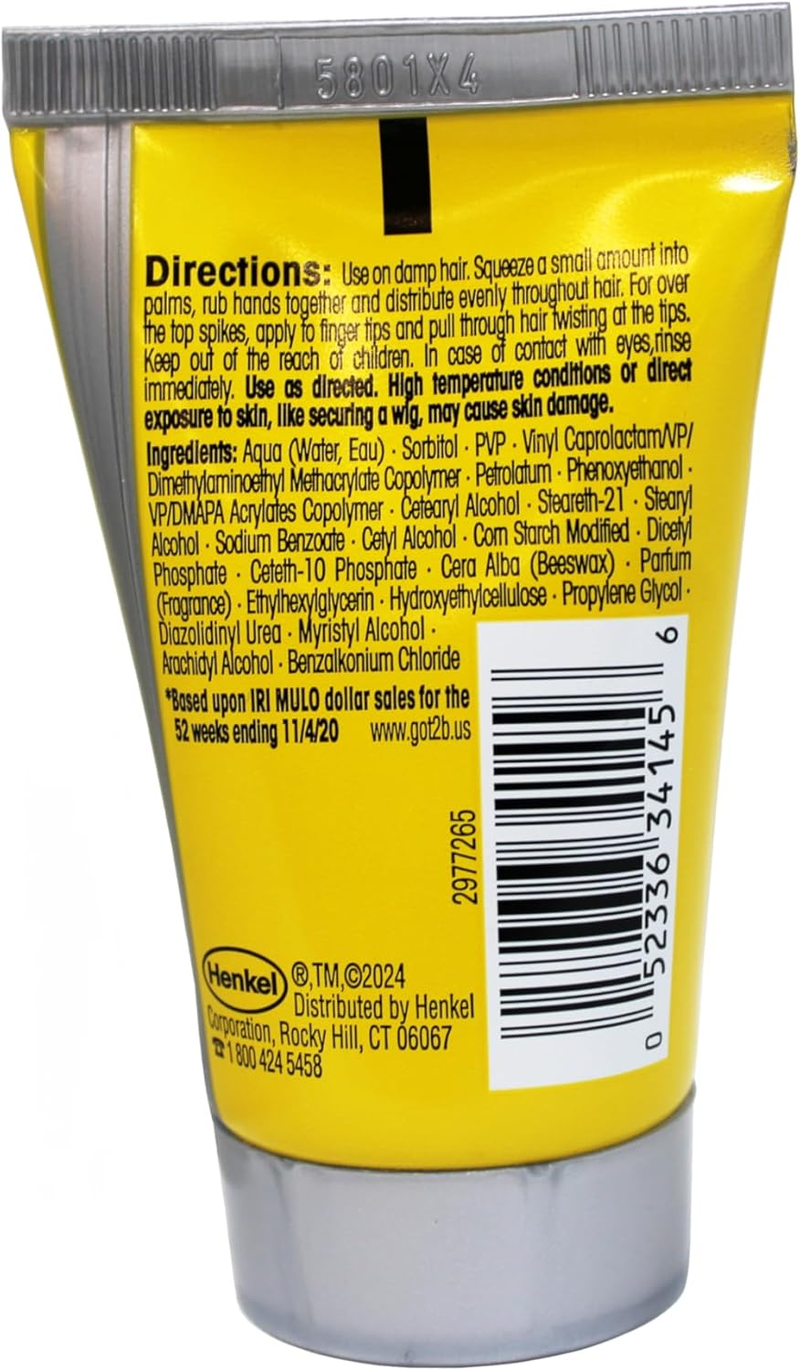 Got2B Schwarzkopf Glued Styling Spiking Glue 1.25 Oz (Pack of 5) image number 5